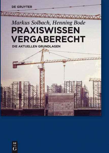 Produktbild: Praxiswissen Vergaberecht