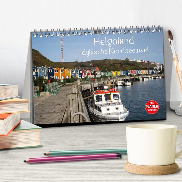 Produktbild: Helgoland - idyllische Nordseeinsel (Tischkalender 2026 DIN A5 quer), CALVENDO Monatskalender