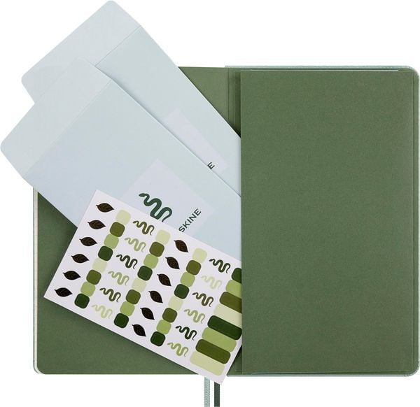 Produktbild: Moleskine Das Jahr der Schlange Bl&auml;tter Notizbuch, L/A5, fester Einband, liniert, mit Box