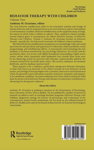 Produktbild: Behavior Therapy with Children