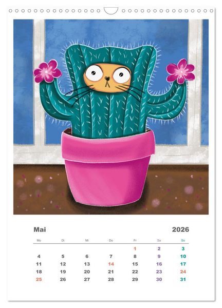 Produktbild: Leopold der Dritte - Ein Kater zum Knuddeln (Wandkalender 2026 DIN A3 hoch), CALVENDO Monatskalender