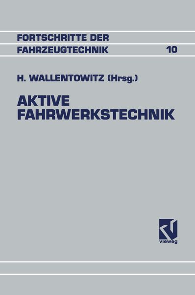 Aktive Fahrwerkstechnik, Taschenbuch von NA Wallentowirz, Vieweg & Teubner, 9783663000075