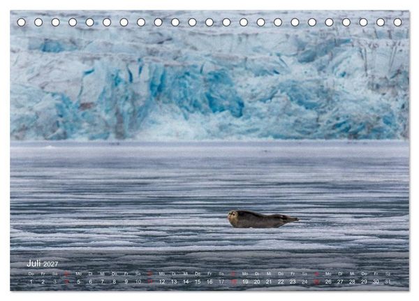 Produktbild: Spitzbergen - Impressionen aus der Arktis (Tischkalender 2027 DIN A5 quer), CALVENDO Monatskalender
