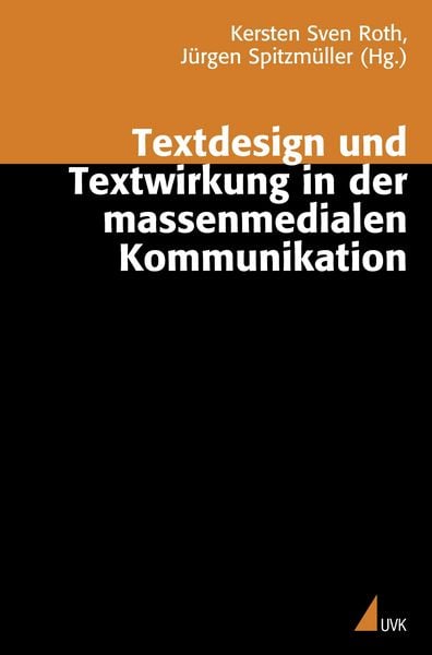 Produktbild: Textdesign und Textwirkung in der massenmedialen Kommunikation