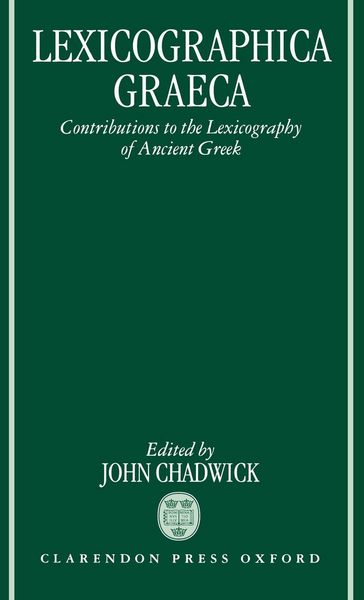 Produktbild: Lexicographica Graeca