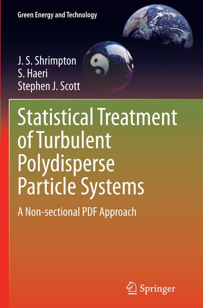 Produktbild: Statistical Treatment of Turbulent Polydisperse Particle Systems