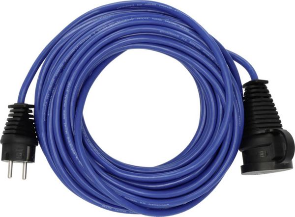 Brennenstuhl 9123020536 Strom Verlängerungskabel Blau 15 m N05V3V3-F 3G 1,5 mm² Ölbeständig, UV-Beständig