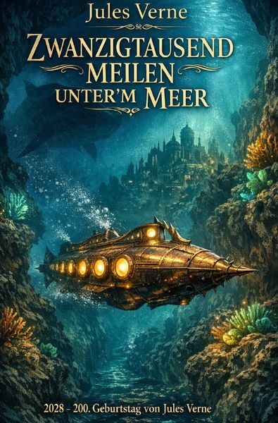 Produktbild: 2028 - 200. Geburtstag von Jules Verne / Zwanzigtausend Meilen unter'm Meer