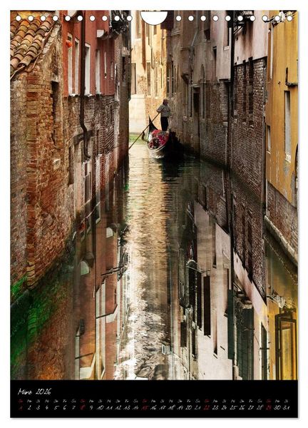 Produktbild: Venezia 2026 Stadt der Tr&auml;ume (Wandkalender 2026 DIN A4 hoch), CALVENDO Monatskalender