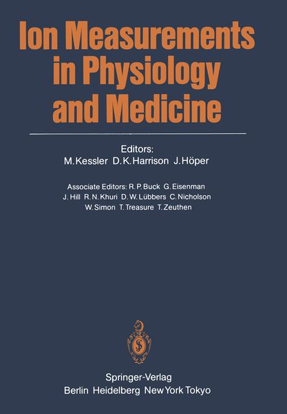 Produktbild: Ion Measurements in Physiology and Medicine