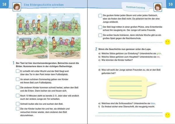 Produktbild: &Uuml;bungsheft - Aufsatz 3.Klasse