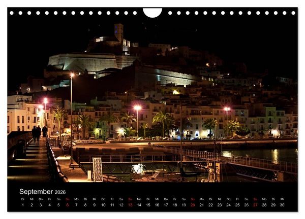 Produktbild: Ibiza by night (Wandkalender 2026 DIN A4 quer), CALVENDO Monatskalender