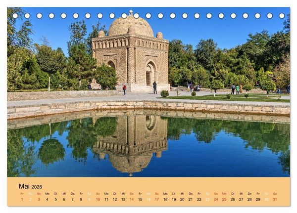 Produktbild: Uzbekistan - m&auml;rchenhafte Seidenstra&szlig;e (Tischkalender 2026 DIN A5 quer), CALVENDO Monatskalender