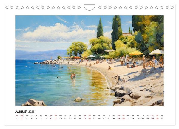 Produktbild: Lieblingssee (Wandkalender 2026 DIN A4 quer), CALVENDO Monatskalender