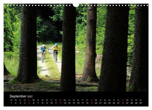 Produktbild: Mountainbike Abenteuer Deutschland (Wandkalender 2027 DIN A3 quer), CALVENDO Monatskalender