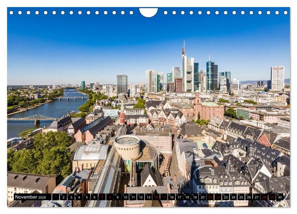 Produktbild: FRANKFURT Impressionen aus Mainhattan (Wandkalender 2026 DIN A4 quer), CALVENDO Monatskalender