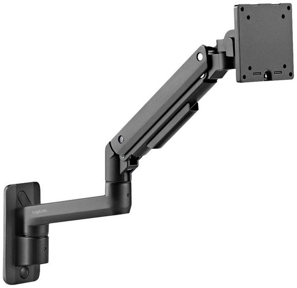 Produktbild: LogiLink BP0169 Monitor-Wandhalterung 1 Display(s) Schwarz Drehbar, H&ouml;henverstellbar, Neigbar, Rotierbar, Schwenkbar