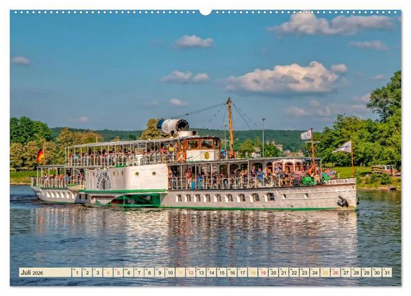 Produktbild: Reise durch Deutschland - Sachsen (hochwertiger Premium Wandkalender 2026 DIN A2 quer), Kunstdruck in Hochglanz
