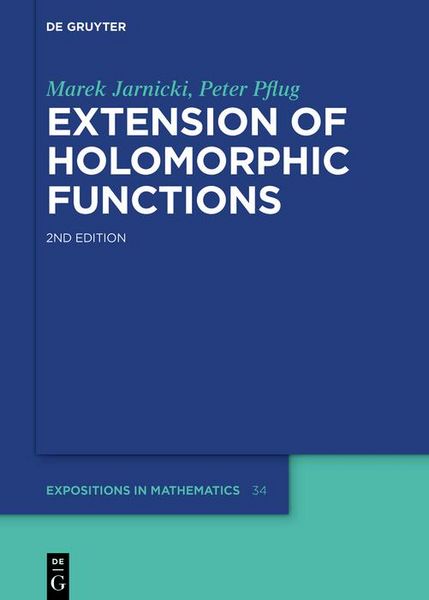 Produktbild: Extension of Holomorphic Functions