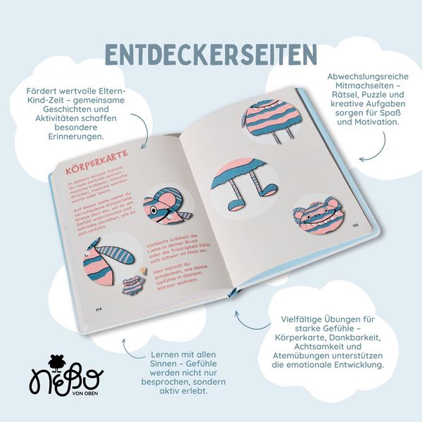 Produktbild: Das Kinderjournal mit NEBO von OBEN