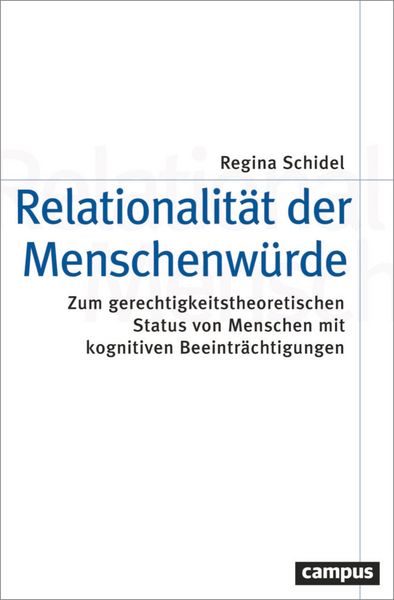 Produktbild: Relationalit&auml;t der Menschenw&uuml;rde