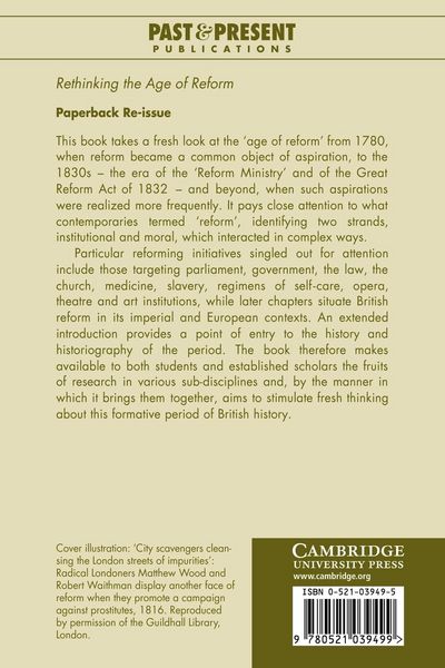 Produktbild: Rethinking the Age of Reform