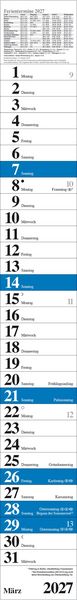 Produktbild: Streifenplaner Praktika Blau 2027