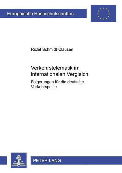 Produktbild: Verkehrstelematik im internationalen Vergleich
