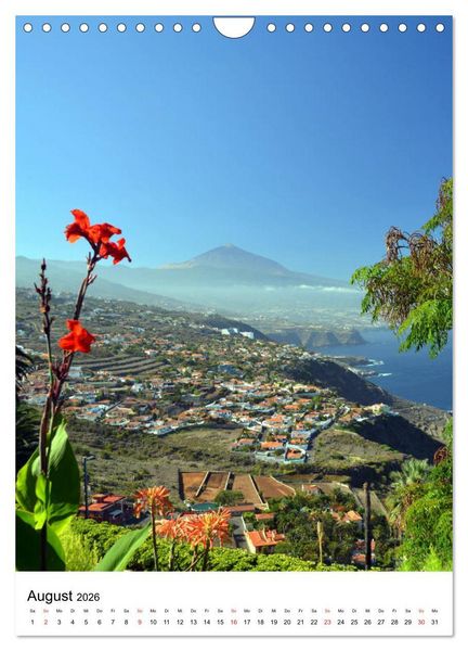 Produktbild: Teneriffa - Insel der Gl&uuml;ckseligen (Wandkalender 2026 DIN A4 hoch), CALVENDO Monatskalender