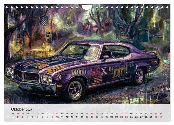 Produktbild: Steroide auf vier R&auml;dern (Wandkalender 2027 DIN A4 quer), CALVENDO Monatskalender
