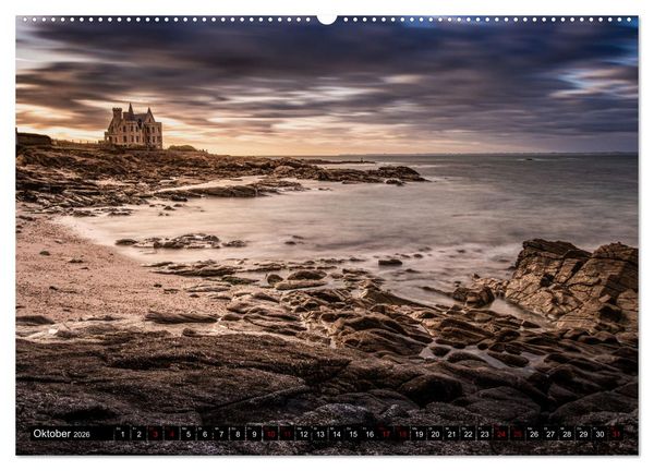 Produktbild: C&ocirc;te Sauvage - Die wilde K&uuml;ste der Bretagne (Wandkalender 2026 DIN A2 quer), CALVENDO Monatskalender
