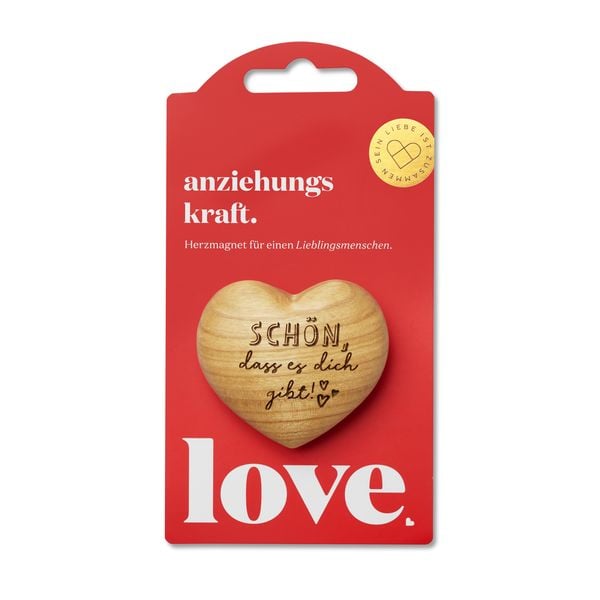 Holzmagnet Herz