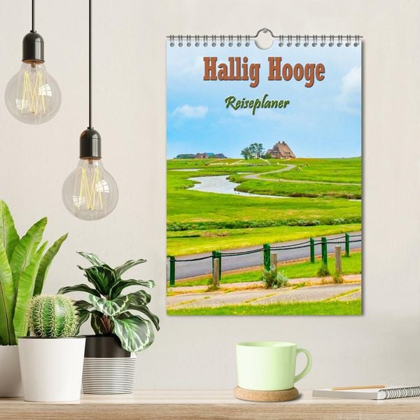 Produktbild: Hallig Hooge - Reiseplaner (Wandkalender 2026 DIN A4 hoch), CALVENDO Monatskalender