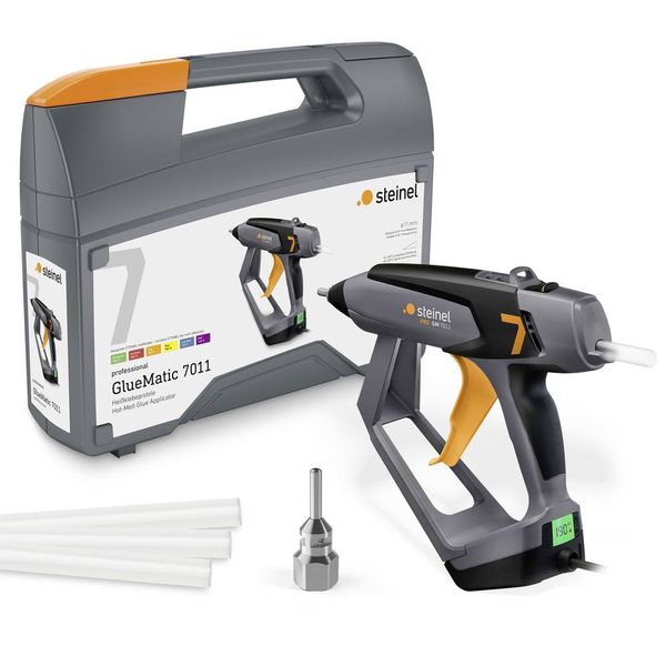 Produktbild: Steinel GLUEMATIC 7011 KF Hei&szlig;klebepistole inkl. Koffer 11mm 400W 1St.