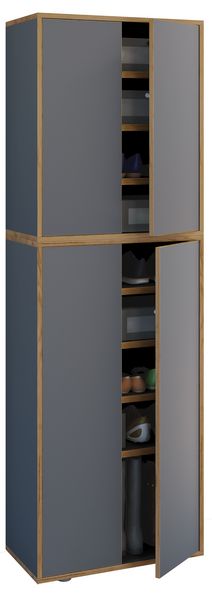 Produktbild: XL Holz Gro&szlig;er Schuhschrank Schuhkommode Salia B60