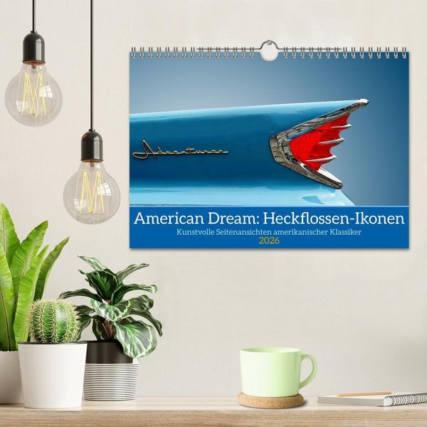 Produktbild: American Dream: Heckflossen-Ikonen (Wandkalender 2026 DIN A4 quer), CALVENDO Monatskalender