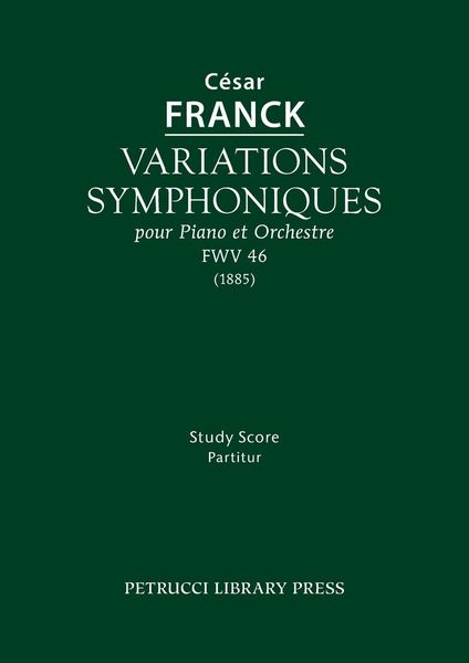 Produktbild: Variations symphoniques, FWV 46