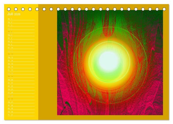 Produktbild: Licht-Portale 2026 (Tischkalender 2026 DIN A5 quer), CALVENDO Monatskalender