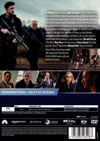 Produktbild: Tom Clancy's Jack Ryan - Staffel 3 [3 DVDs]