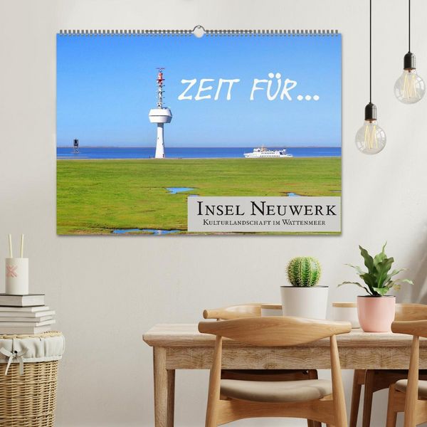 Produktbild: Zeit f&uuml;r... Insel Neuwerk - Kulturlandschaft im Wattenmeer (Wandkalender 2026 DIN A2 quer), CALVENDO Monatskalender