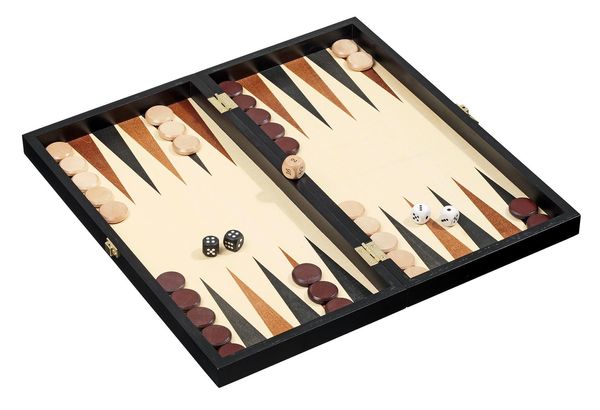 Produktbild: Schach Backgammon Dame Set, Feld 44 mm