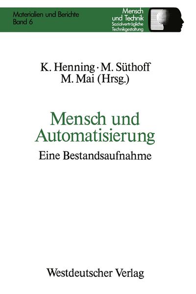 Produktbild: Mensch und Automatisierung