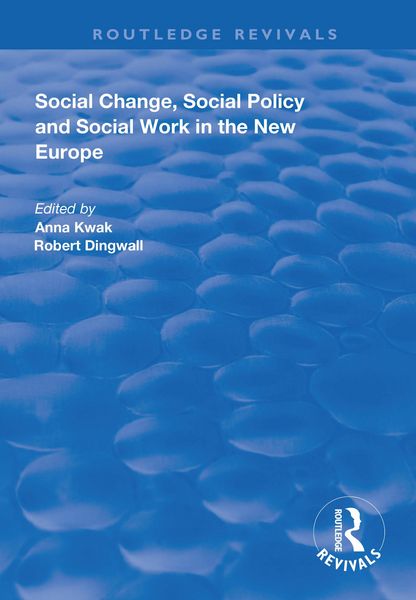 Produktbild: Social Change, Social Policy and Social Work in the New Europe