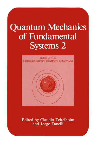 Produktbild: Quantum Mechanics of Fundamental Systems 2
