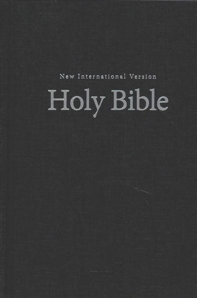 NIV, Pew and Worship Bible, Large Print, Hardcover, Black, Gebundene Ausgabe von Zondervan, Zondervan, 9780310446309