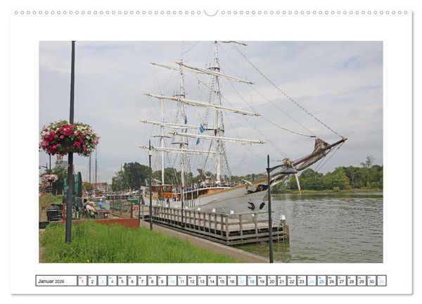 Produktbild: Hollands alte Hansest&auml;dte (hochwertiger Premium Wandkalender 2026 DIN A2 quer), Kunstdruck in Hochglanz