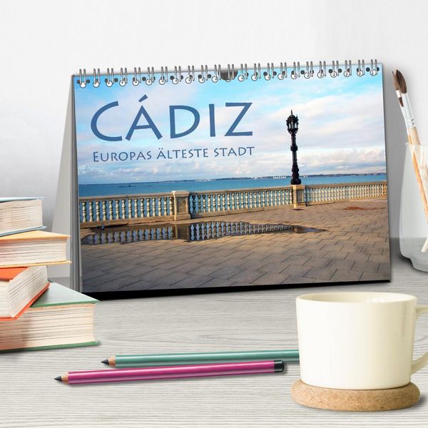Produktbild: C&aacute;diz - Europas &auml;lteste Stadt (Tischkalender 2026 DIN A5 quer), CALVENDO Monatskalender