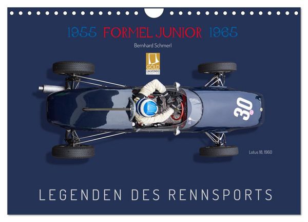Produktbild: Legenden des Rennsports - Formel Junior 1955-1965 (Wandkalender 2026 DIN A4 quer), CALVENDO Monatskalender