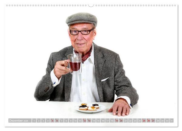 Produktbild: Sch&ouml;nheit im Alter - Auf den Geschmack gekommen (Wandkalender 2026 DIN A2 quer), CALVENDO Monatskalender