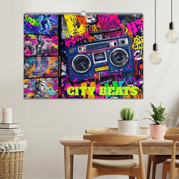 Produktbild: City Beats - Graffiti Dreams (Wandkalender 2027 DIN A2 quer), CALVENDO Monatskalender